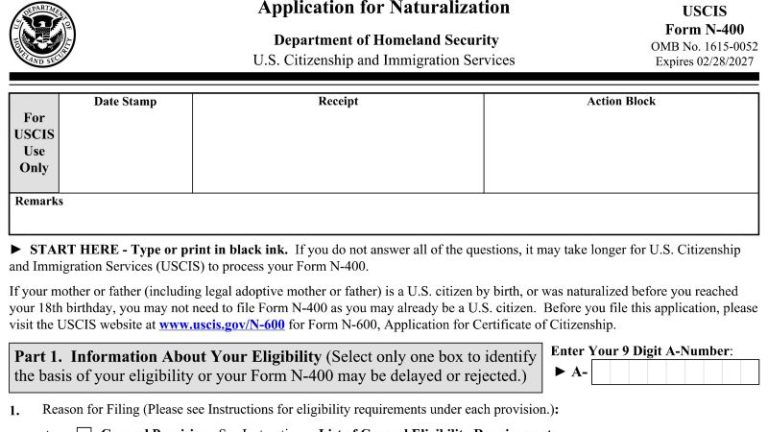 Step-by-Step Guide on How to File Form N-400, Application for Naturalization